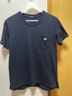 SCYE BASICS サイベーシックス　ネイビー Tシャツ 胸ポケット
