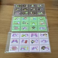 お茶犬　ちょこぶろっくしーる　３点セット　まとめ売り