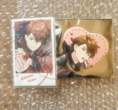 Melty Valentine ランダムハート型缶バッジ 北見遊征　カード
