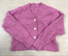 【最終価格✨】ローリーズファーム　カーディガン　アウター　S 冬用　ピンク