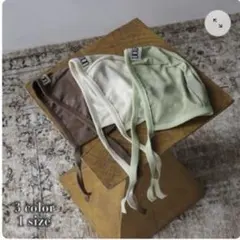 新品【semon apartment 】ボンネット　カーキ