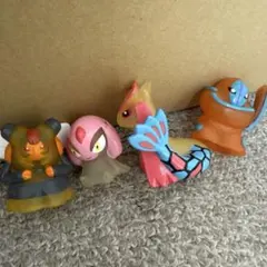 ポケモンキッズ 指人形 クリア 希少 デオキシス ビークイン ミロカロス 