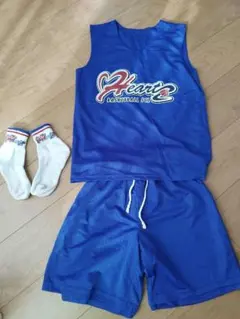 ハーツ　ユニフォーム　160 ハーツユニホーム上下セット160 バスケットボール ハーツ ユニホーム