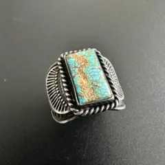 Navajo Sunshine Reeves ターコイズ リング 16号のサムネイル