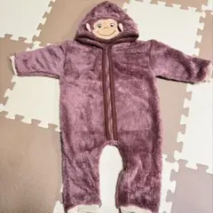 【新品】おさるのジョージ　フード付き着ぐるみ 90cm