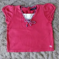 BURBERRY 赤 Tシャツ 100cm