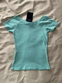 【新品】Brandy Melville ミントグリーン 半袖トップスのサムネイル
