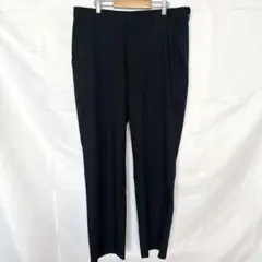 haggar スラックスパンツ ストレート 32X30 黒 ポリエステル