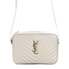 YSL ホワイト ショルダーバッグ