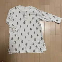 ジェラートピケ　gelatoplage ベアー　七分袖　ネグリジェパジャマ子供