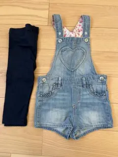 H&M オーバーオール　つなぎ　デニム