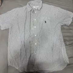 U.S. POLO ASSN. ストライプ半袖シャツ