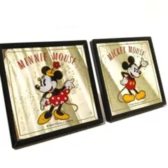 ディズニー ミッキー プルート パブミラー レトロ ヴィンテージ 壁掛け