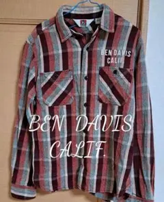 【美品】BEN DAVIS チェック柄ネルシャツ SIZE : M