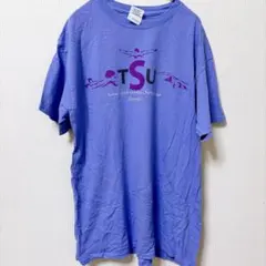 ギルダン 半袖Tシャツ クルーネック 半袖 水泳 M 紫 綿 パープル