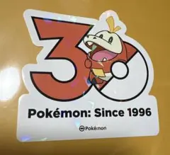 韓国限定 ポケモン ポップアップ 30周年ステッカー シール ホゲータ