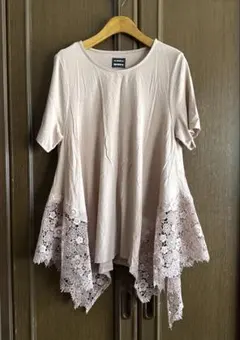 マリークワント　アズノウアズ　コラボ　レース変形プルオーバー　チュニックTシャツのサムネイル
