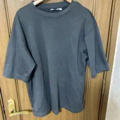 グレー Tシャツ Lサイズ クルーネック　ユニクロ