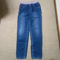 クロッシー　デニムブルー ゴムウエスト 長ズボン