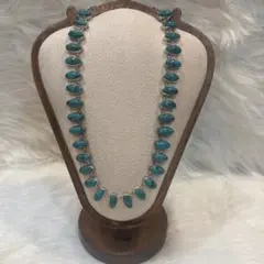 ターコイズストーン シルバー925 ネックレス　44g 断捨離　大掃除