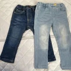 子ども服　デニムパンツ 90サイズ 2点　まとめ売り