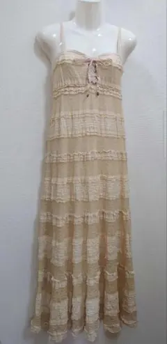 ティアードワンピース ロングワンピース