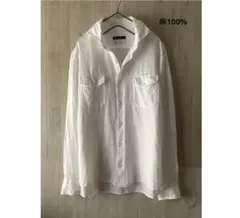 ★美品★23区 HOMME リネンシャツ 麻100%のサムネイル