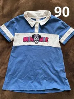 【リトシー】ミニーマウス 半袖ワンピース90