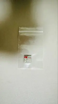 航空機と国旗デザインのバッジ