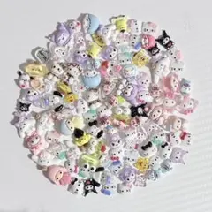 サンリオ ネイルパーツ デコレーションパーツ 20個セット※キティ多め