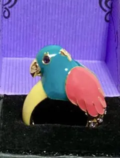 ANNA SUI リング　オウム　鳥　トリ　指輪　アナスイ　レア