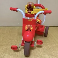 それいけ!アンパンマン 折りたたみ三輪車 オールインワンUP