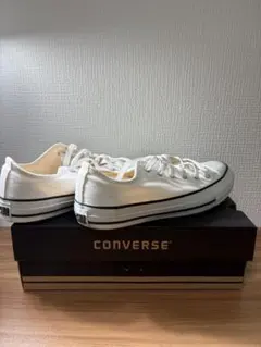 CONVERSE オールスター カラーズ ローカット（ホワイト／24.5cm）