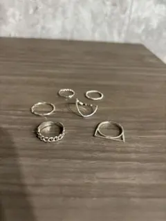 シルバーリング まとめ売り シンプル 上品 デイリー使いに◎ 早い者勝ち 6点