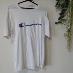 Champion ホワイト Tシャツ LARGE　美品