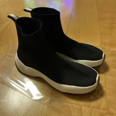 ZARAザラソックスブーツスニーカーブーティ38 24.5cmニットブーツ
