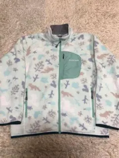 極美品　モンベル　フリース　ジップアップ　150cm 子供服　女の子　水色