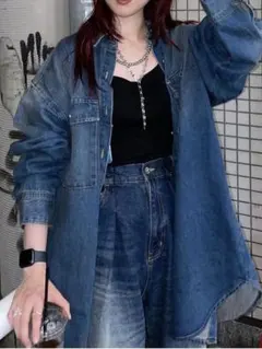 JEANASIS アソートデニムBIGシャツジャケット