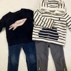ベビー80㎝パンツ・パーカー・トレーナー4点セット