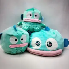 【ぬいぐるみ】ハンギョドン 3点 まとめ サンリオ キャラクター 中古品
