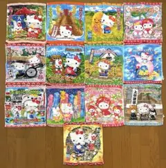☆未使用☆ ハローキティ 限定 プチタオル ハンドタオル 平成レトロ 22