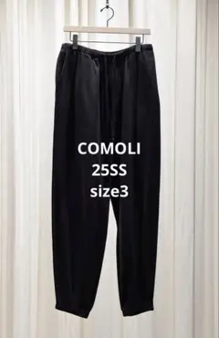 超希少サイズ1試着のみ 26SSCOMOLIシルクコットンドローストリング 