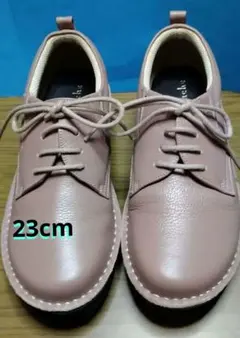 ドルチェ　23cm3E (替え紐付) 　牛革プレーントゥレースアップシューズのサムネイル
