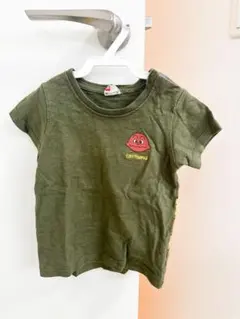アンパンマン Tシャツ 80cm カレーパンマン 半袖 カーキ キッズのサムネイル