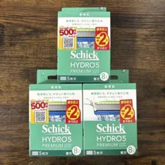Schick HYDRO5 ５枚刃 敏感肌用 替え刃 8個+2個×3箱セットのサムネイル