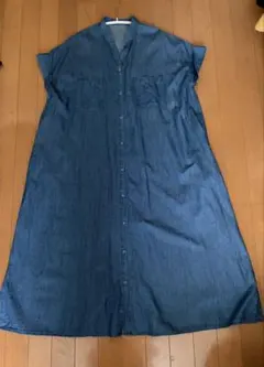 ADORE×SERGE de bleu コットンシャンブレーワンピース - メルカリ
