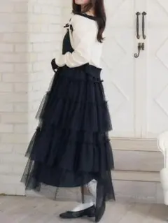 Emsexcite　エムズエキサイト　リボンティアードキャミ