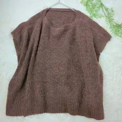 日本アパレル・ファッション産業協会 レディース ニット ベスト ゆっくりサイズ