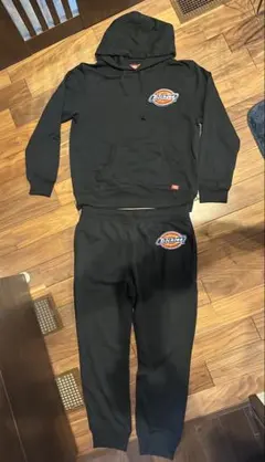 Dickies ブラック フード付きスウェットセット