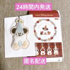 東京ディズニーリゾート　クリスマス　リルリンリン　キーチェーン(ブルー)